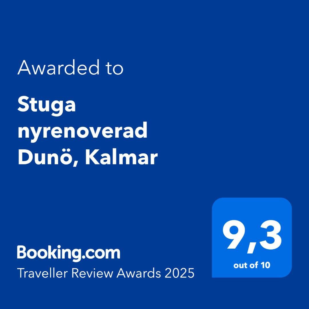 Stuga Nyrenoverad Dunoe, Kalmar Exterior photo